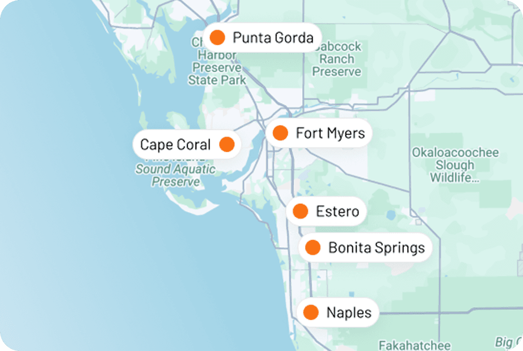 Southwest Florida communities Rollur serves