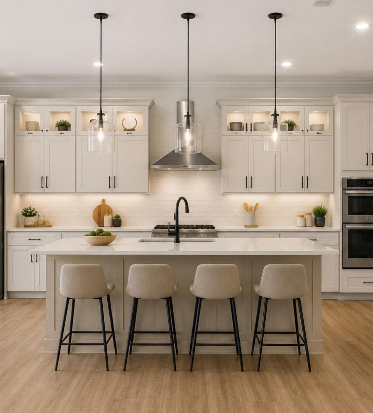 Kitchen cabinet sample for the Rollur paint color visualizer