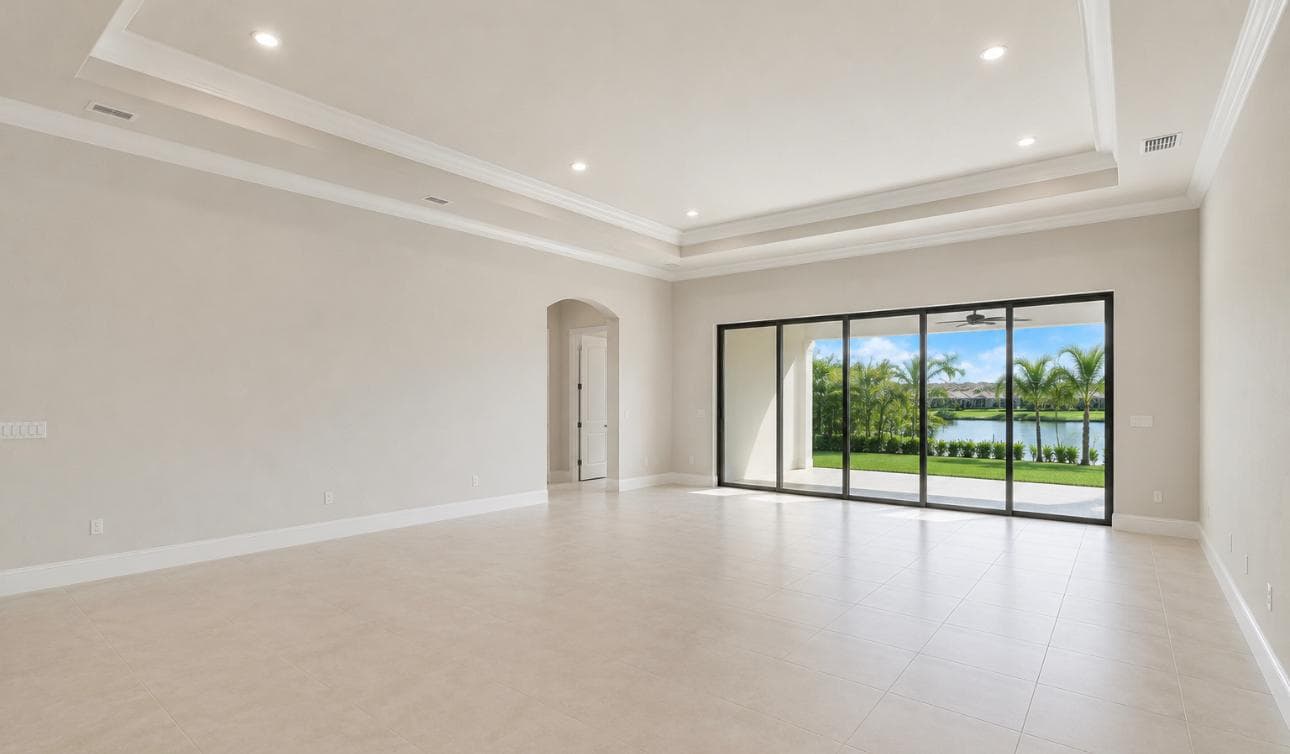 Interior living room sample for the Rollur paint color visualizer